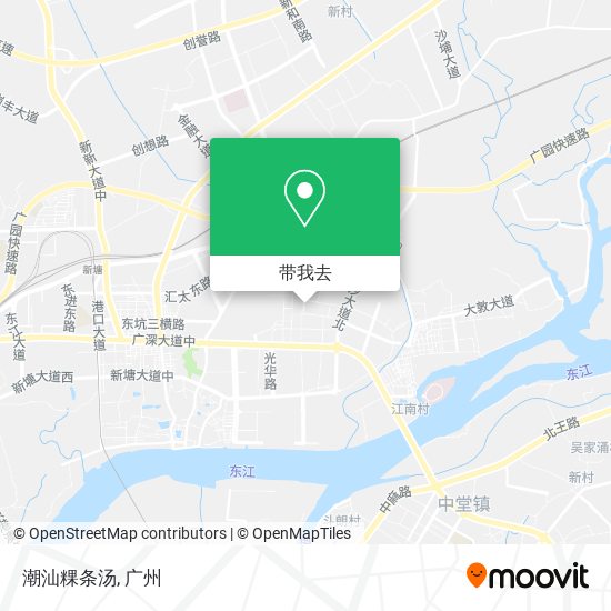 潮汕粿条汤地图