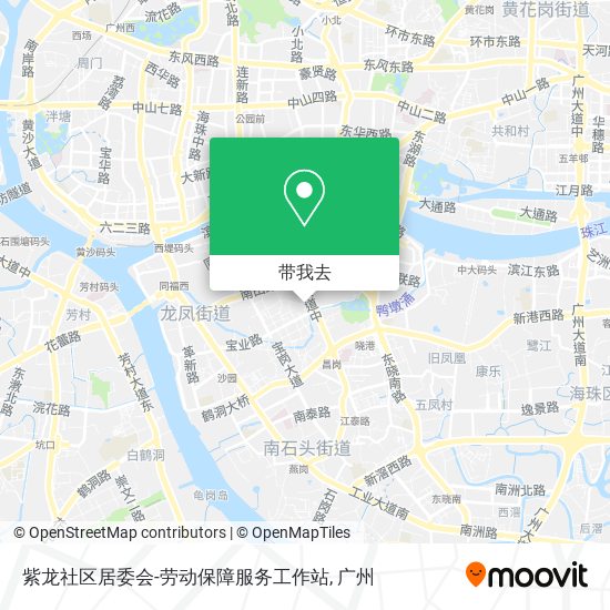 紫龙社区居委会-劳动保障服务工作站地图