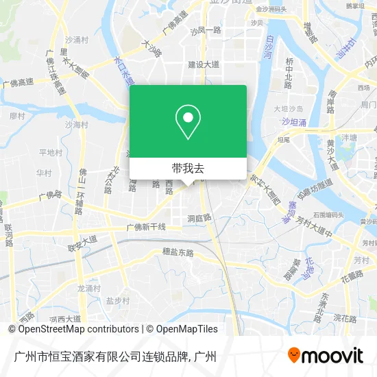 广州市恒宝酒家有限公司连锁品牌地图