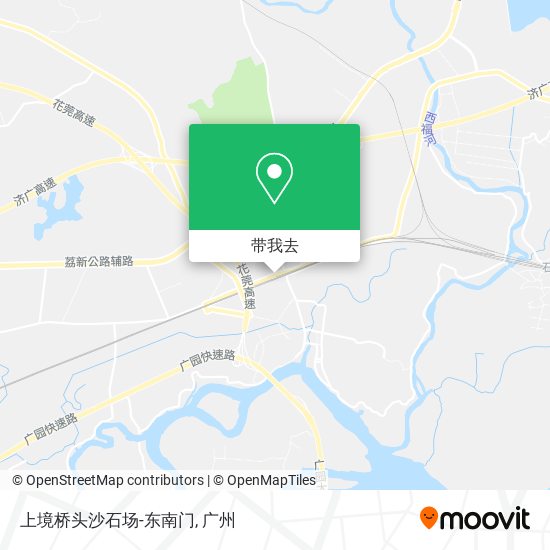 上境桥头沙石场-东南门地图