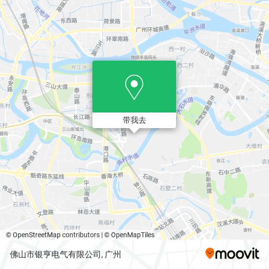 佛山市银亨电气有限公司地图
