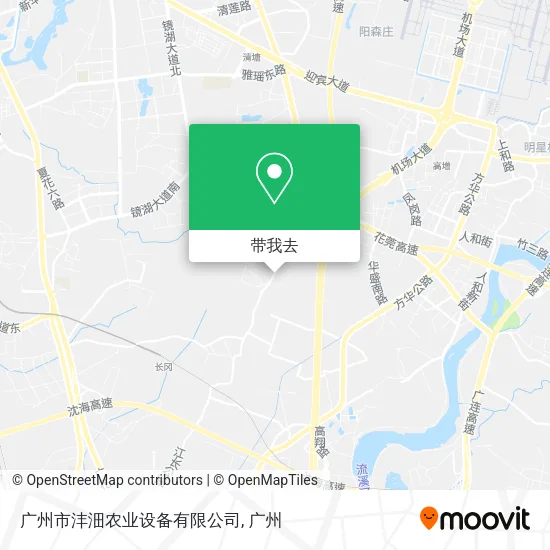 广州市沣沺农业设备有限公司地图