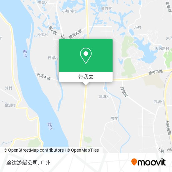 途达游艇公司地图