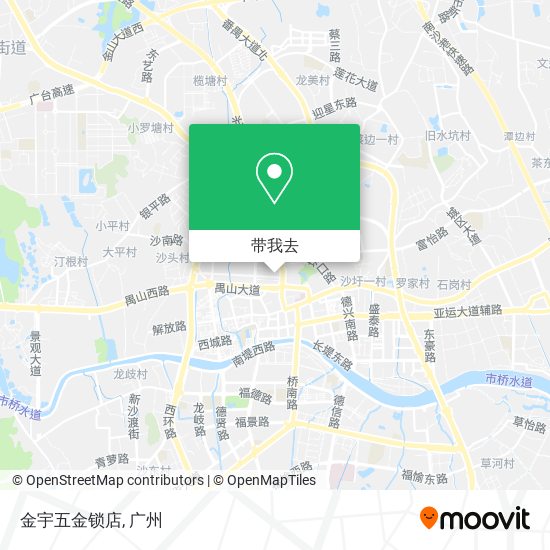 金宇五金锁店地图