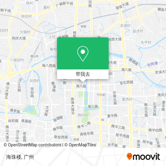 海珠楼地图