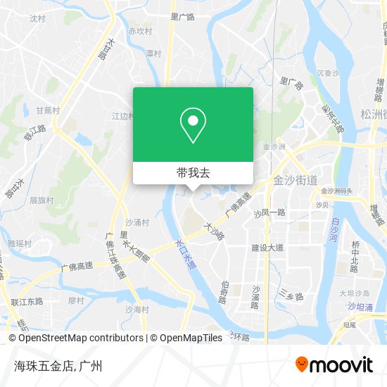 海珠五金店地图