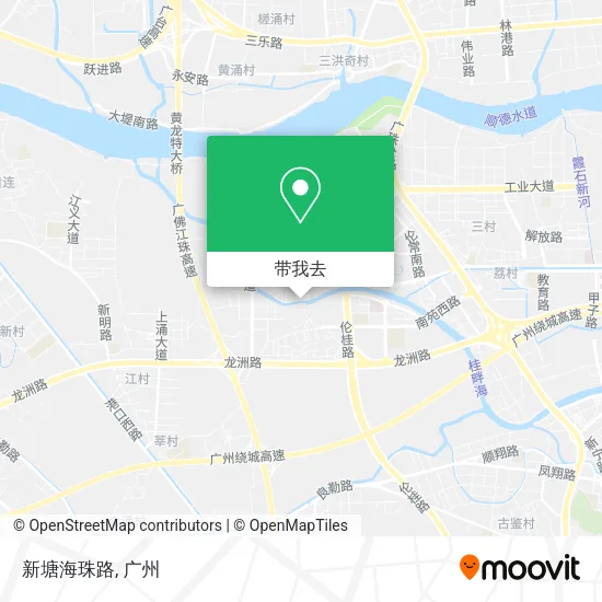 新塘海珠路地图