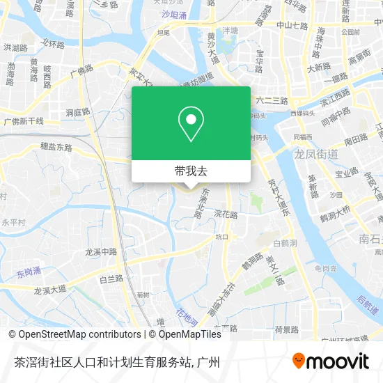 茶滘街社区人口和计划生育服务站地图