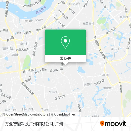 万业智能科技广州有限公司地图