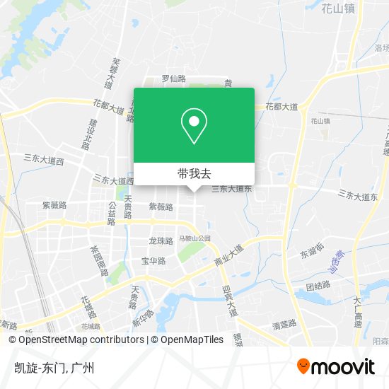 凯旋-东门地图