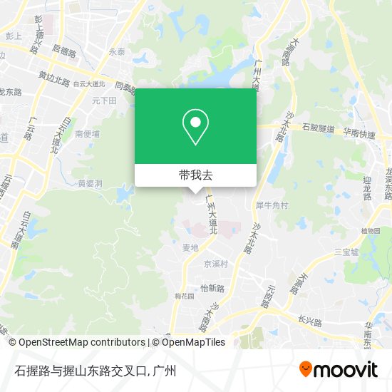 石握路与握山东路交叉口地图