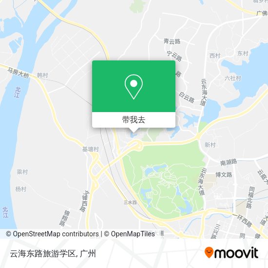 云海东路旅游学区地图