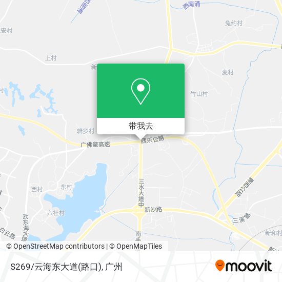 S269/云海东大道(路口)地图