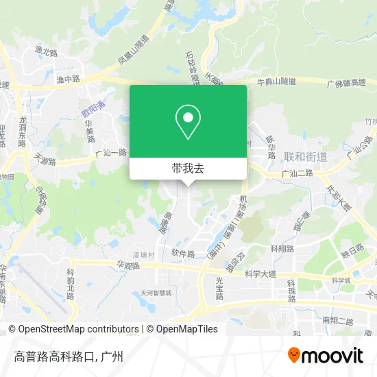 高普路高科路口地图