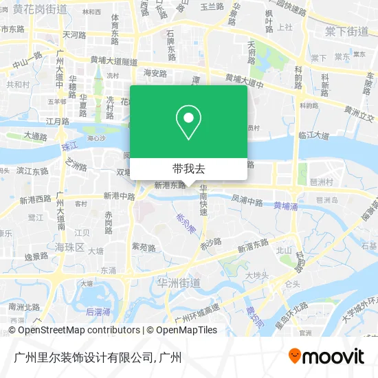 广州里尔装饰设计有限公司地图
