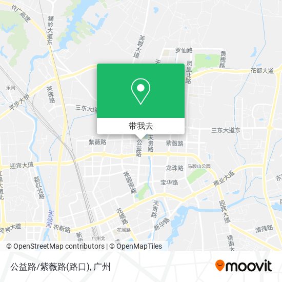 公益路/紫薇路(路口)地图