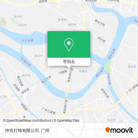 仲良灯饰有限公司地图