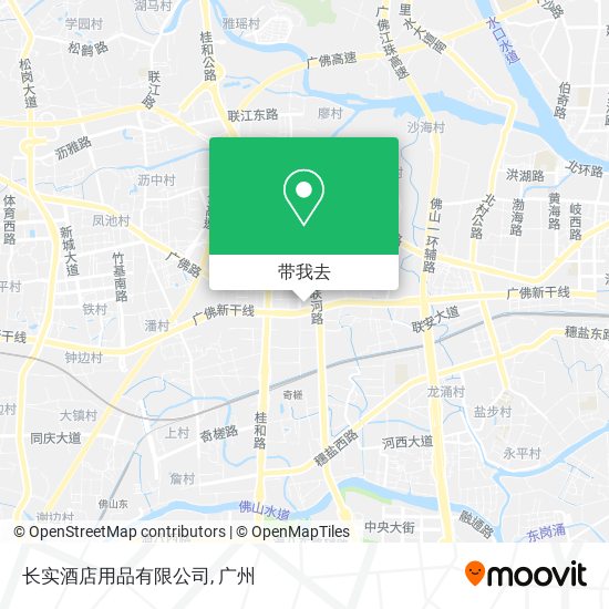 长实酒店用品有限公司地图