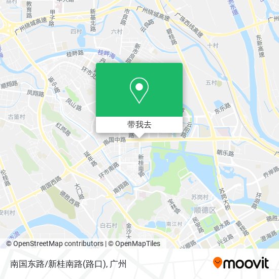 南国东路/新桂南路(路口)地图