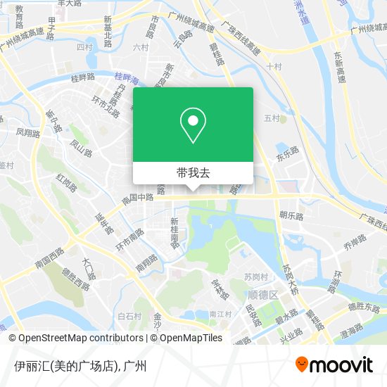 伊丽汇(美的广场店)地图