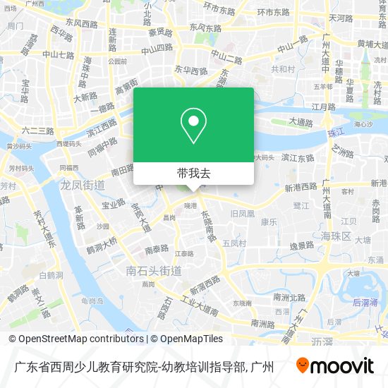 广东省西周少儿教育研究院-幼教培训指导部地图