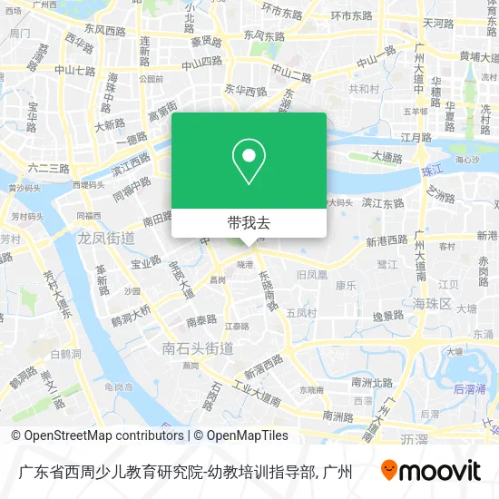 广东省西周少儿教育研究院-幼教培训指导部地图