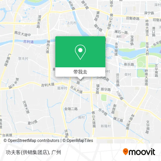 功夫客(供销集团店)地图