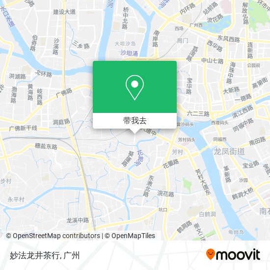 妙法龙井茶行地图