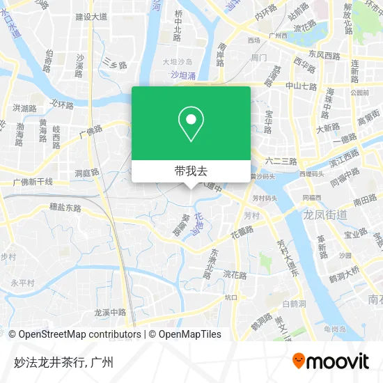 妙法龙井茶行地图
