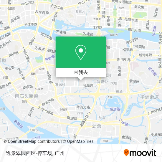 逸景翠园西区-停车场地图