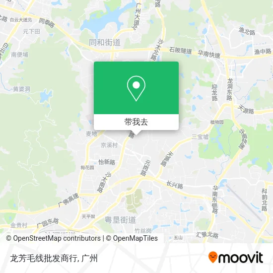 龙芳毛线批发商行地图
