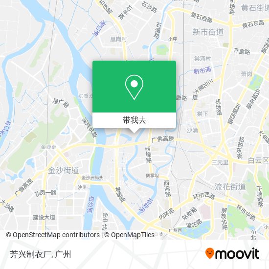 芳兴制衣厂地图