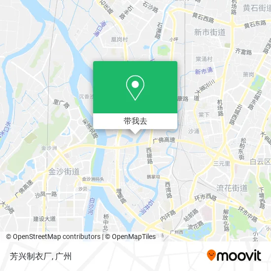 芳兴制衣厂地图
