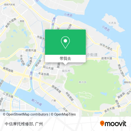 中信摩托维修部地图