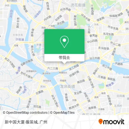新中国大厦-服装城地图