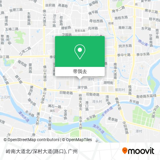 岭南大道北/深村大道(路口)地图