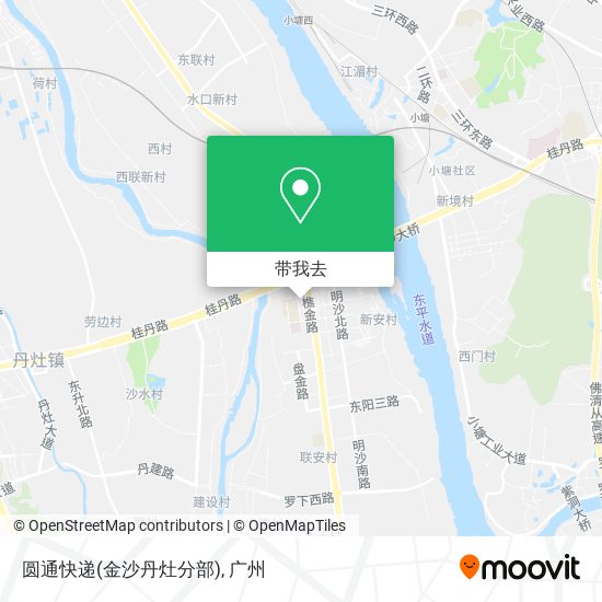 圆通快递(金沙丹灶分部)地图