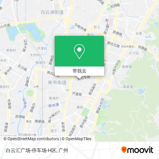 白云汇广场-停车场-H区地图