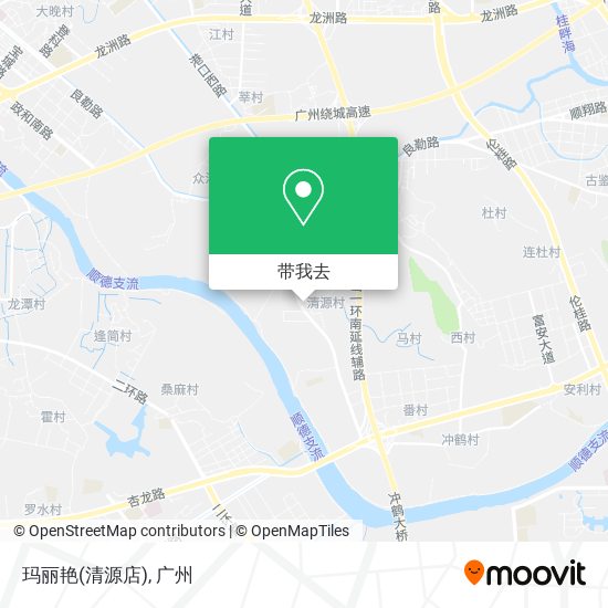 玛丽艳(清源店)地图