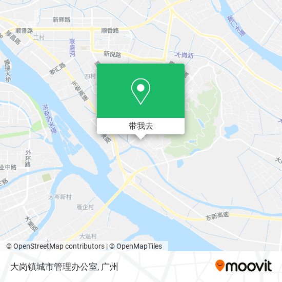 大岗镇城市管理办公室地图