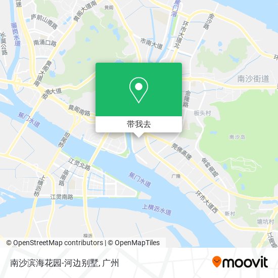南沙滨海花园-河边别墅地图