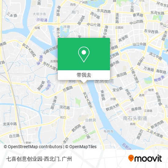 七喜创意创业园-西北门地图