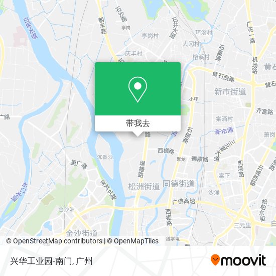 兴华工业园-南门地图
