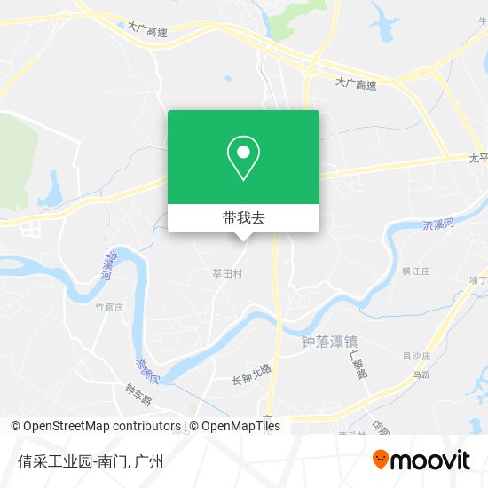 倩采工业园-南门地图