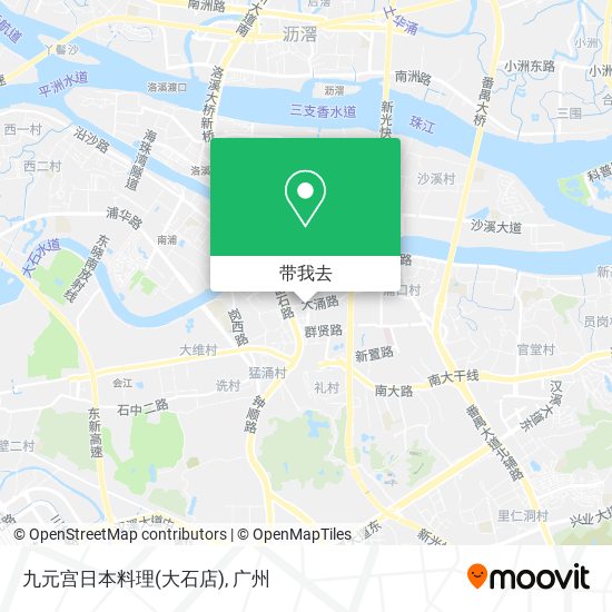 九元宫日本料理(大石店)地图