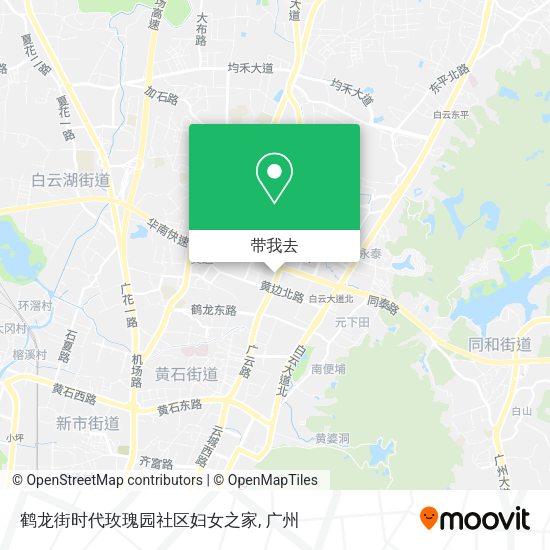 鹤龙街时代玫瑰园社区妇女之家地图