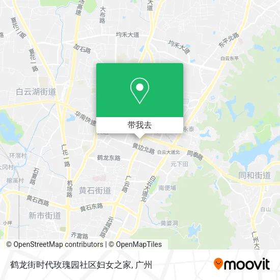 鹤龙街时代玫瑰园社区妇女之家地图