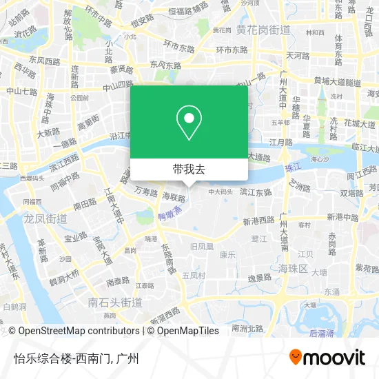 怡乐综合楼-西南门地图