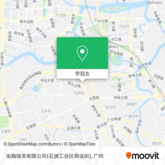 佑顺报关有限公司(石洲工业区商业街)地图