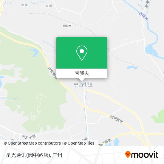 星光通讯(园中路店)地图